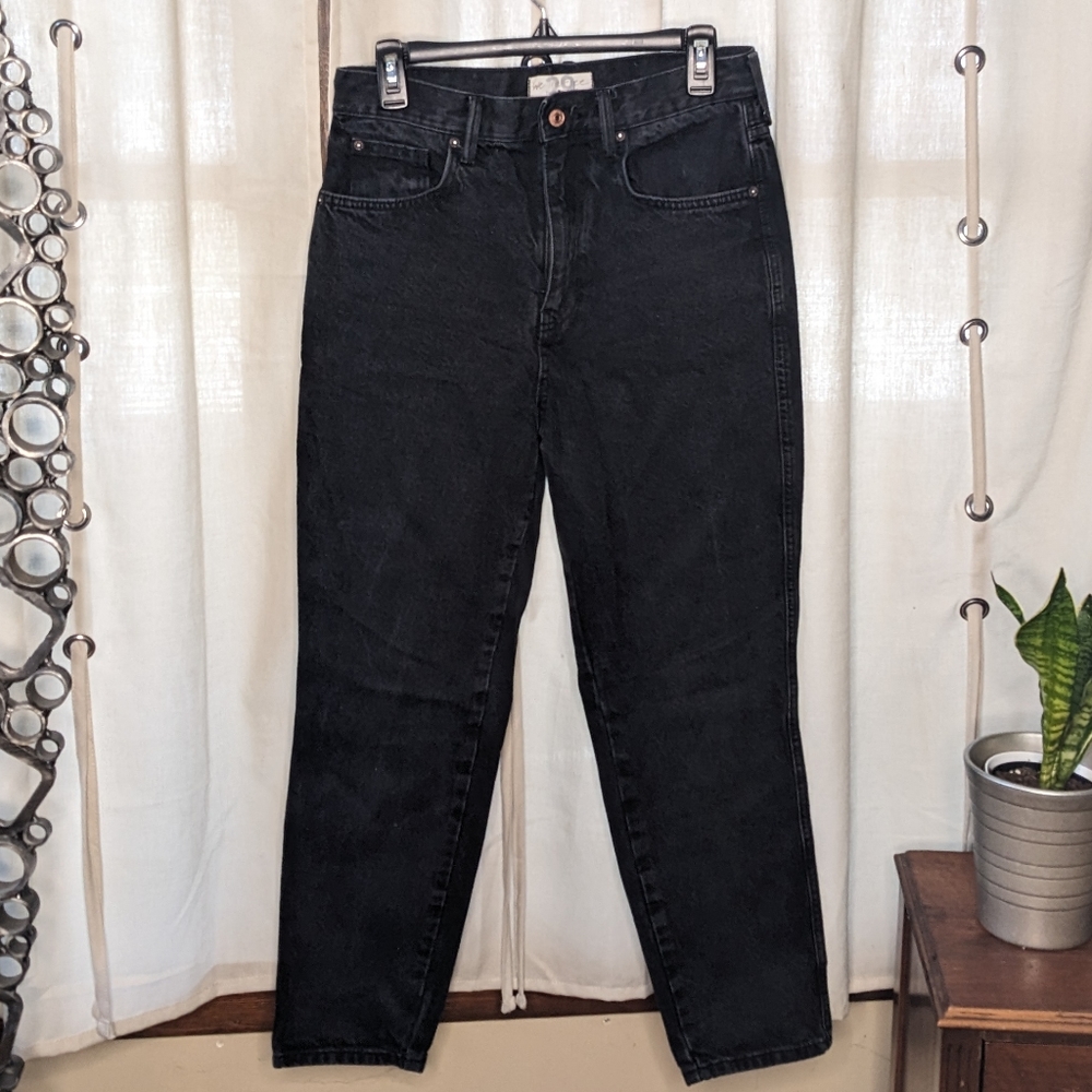 We the Free high rise straight black jeans 29